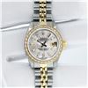 Image 2 : Ladies Datejust 26 YG/SS MOP Baguette Diamond Dial Oyster Perpetual