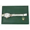 Image 8 : Ladies Datejust 26 YG/SS MOP Baguette Diamond Dial Oyster Perpetual