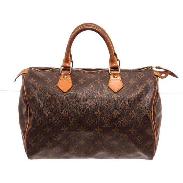 Louis Vuitton Brown Speedy 30cm Satchel Bag