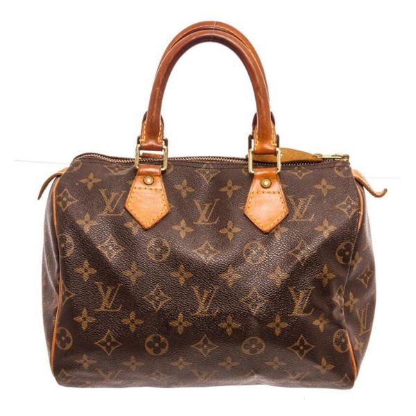 Louis Vuitton Brown Monogram Speedy 35cm Satchel Bag