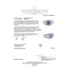 Image 5 : 1.22 ctw Oval Mixed Tanzanite And Round Brilliant Cut Diamond Ring - 14KT White
