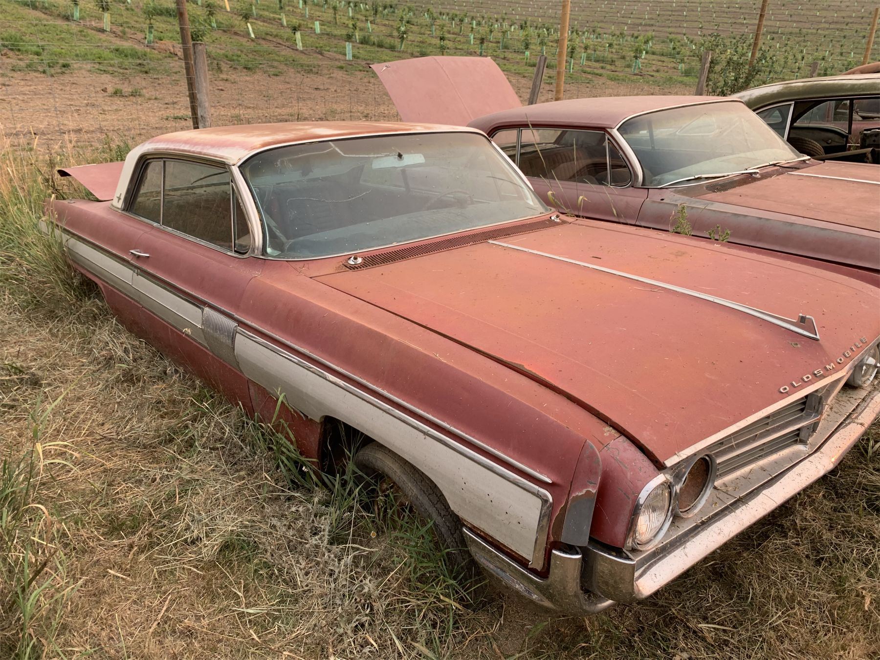 1962 Oldsmobile Starfire parts car, buckets, console, trim EG Auctions