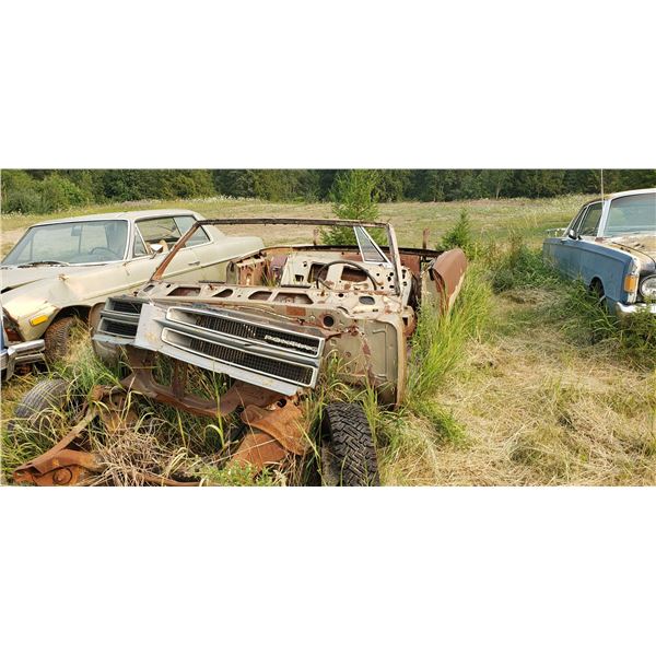 1965 Pontiac Parisienne convertible - for parts, not much left