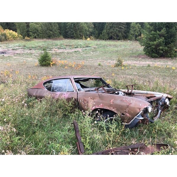 1968 Chevelle parts car, rough