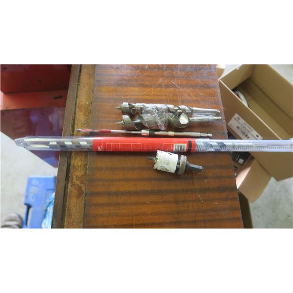 LOT OF DRILL BITS -1 15" 5/8