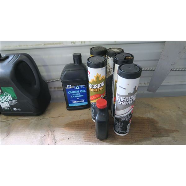 5 TUBES SYNTHETIC GREASE & CHAIN OIL