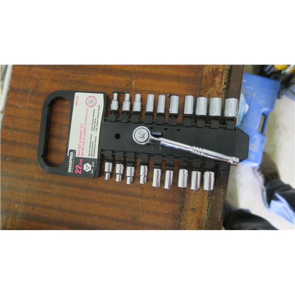 22 PC 1/4" SOCKET SET