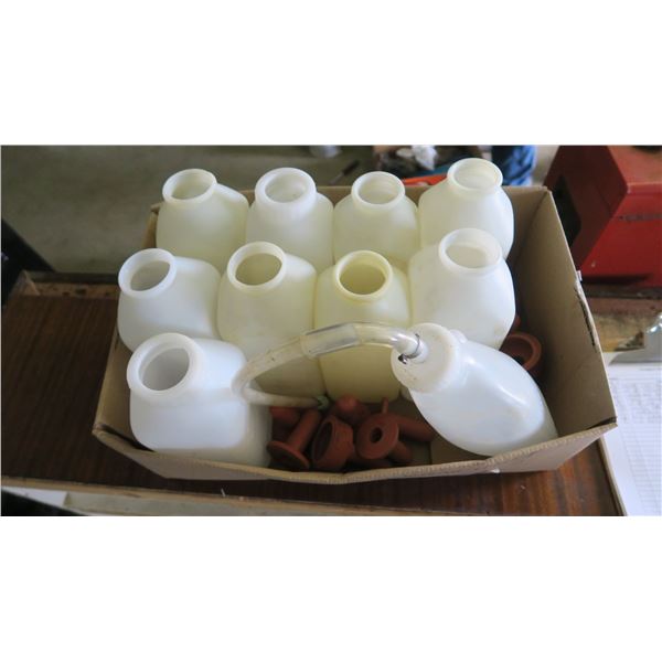 MILK BOTTLES + NIPPLES