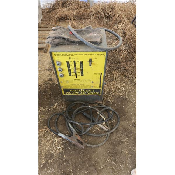 ARC WELDER 295 AMP W/ CABLE + GLOVES