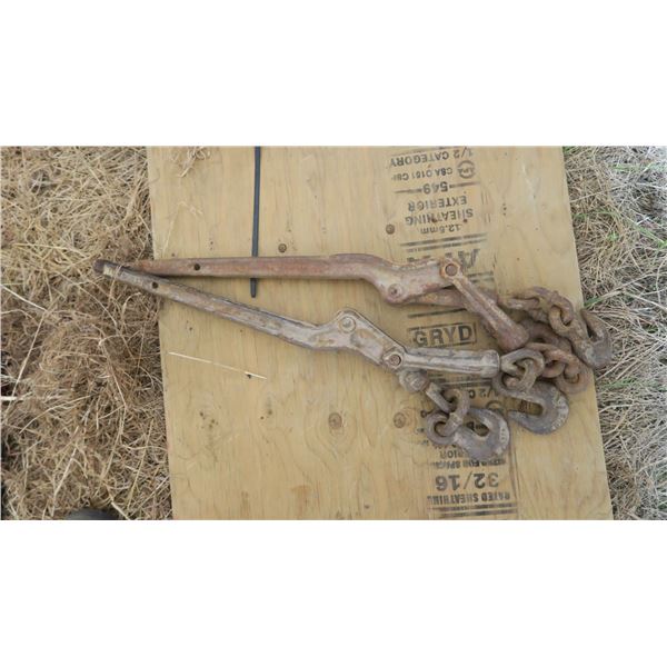 2 HEAVY DUTY CHAIN TIGHTENERS