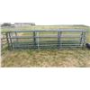 Image 1 : 16' 5 RAIL FARM GATE, PAINTED