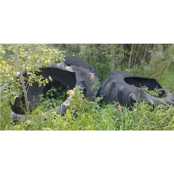 7 LARGE TRACTOR TIRE FEEDERS