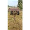 Image 3 : HOME BUILT HEAVY DUTY TRUCK FRAME BALE TRAILER, 7.5X20 DULAS, HAULS 14 ROUND BALES