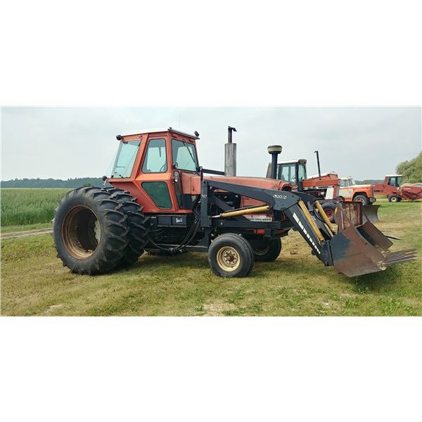 ALLIS CHALMERS (1980-81) 7010 6 CYL DIESEL, CAB, AC, STANDARD SHIFT, P.S. 107-91HP 540 = 100 (ATTACH