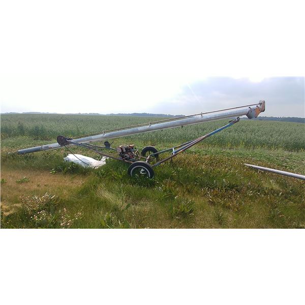 ALLIED 6' X 20' GRAIN AUGER & MOTOR