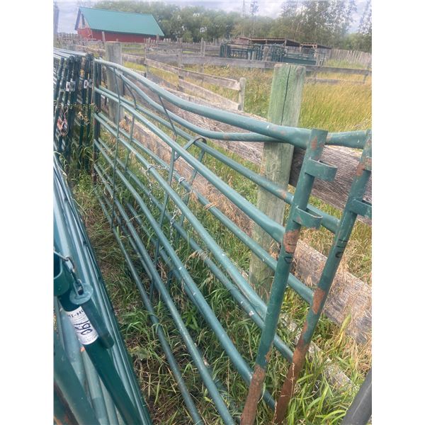 TWO 10' STOCK GATES (SOME DAMAGE) *2 TIMES THE MONEY*