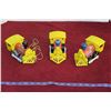 Image 1 : Lot of 3 Fisher Price 1964 Toy Trains