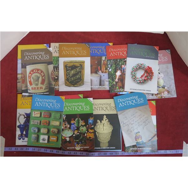 Lot of Discovering Antiques Magazines