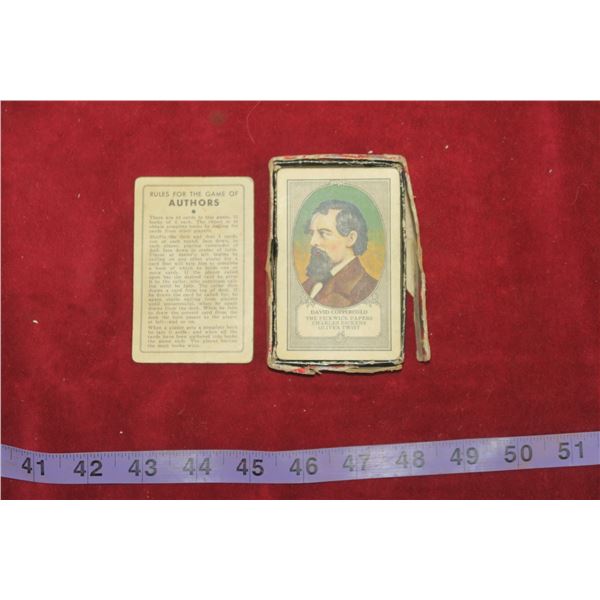 Antique Authors Card Game