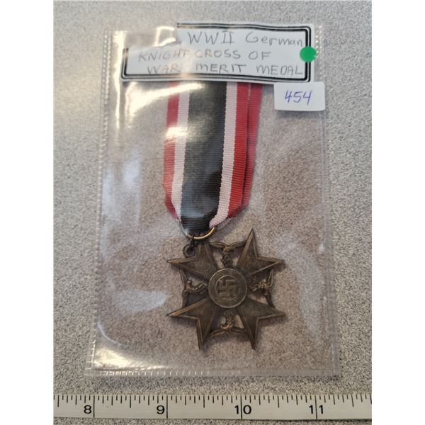 German WWII design Knight Cross War merit medal