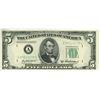 Image 1 : USA 1950 Lincoln $5.00 bank note mint condition