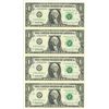 Image 1 : USA 1995 $1.00 uncut sheet of 4 mint condition