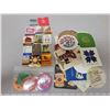 Image 1 : 30 different beer & hotel coasters, car show buttons; naughty & Las Vegas match books