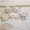 105  higher value porcelain lot gold silver leaf, 25th Anniversary set, Royal Chelsea, Petit Point