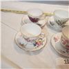 Image 2 : half dozen vintage porcelain tea cups ready for tea party