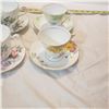 Image 4 : half dozen vintage porcelain tea cups ready for tea party