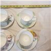 Image 5 : half dozen vintage porcelain tea cups ready for tea party