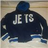 Image 3 : shirt hoodie lot rough rider sweater, Jets full zip has couple small marks. corona shirt is mint