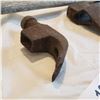 Image 3 : 2 AXE HEADS, 1 W/ HANDLE + HAMMER HEAD