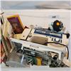 Image 2 : sewing machine and everything from large drawers sewing desk