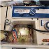 Image 4 : sewing machine and everything from large drawers sewing desk