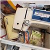 Image 5 : sewing machine and everything from large drawers sewing desk