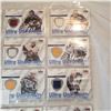 Image 7 : eighteen (including Ovetchkin game used jersey card) Jersey memorabilia cards Sanford Roloson Brown