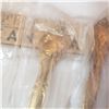 Image 7 : Gold nugget topped serving utensils sealed, Clinton Creek Yukon Dawson road post cards