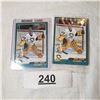 Image 1 : two Marc-Andre Fleury Rookie cards, one still sealed in pack with Patrice Bergeron and other rookies