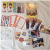 Image 1 : assorted trading cards and tattoos and stickers