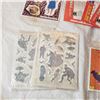 Image 4 : assorted trading cards and tattoos and stickers