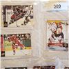 Image 2 : 309 large lot of modern over size hockey trading cards mint in plastic covers Gretzky Belfour