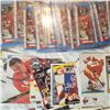 Image 3 : Huge Theoren Fleury lot inlcudes 26 rookie cards already in top loaders hockey trading card collecto