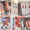 Image 6 : Huge Theoren Fleury lot inlcudes 26 rookie cards already in top loaders hockey trading card collecto
