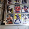 Image 26 : large binder and a full box of hockey cards