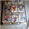 Image 30 : large binder and a full box of hockey cards