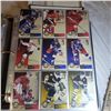 Image 32 : large binder and a full box of hockey cards