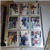 Image 37 : large binder and a full box of hockey cards