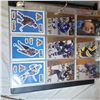 Image 53 : large binder and a full box of hockey cards