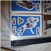 Image 54 : large binder and a full box of hockey cards